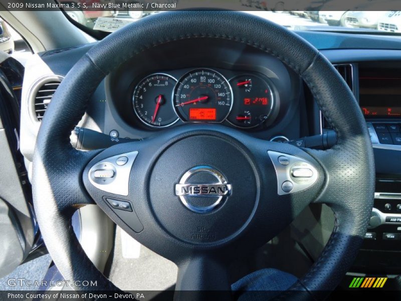 Navy Blue Metallic / Charcoal 2009 Nissan Maxima 3.5 S