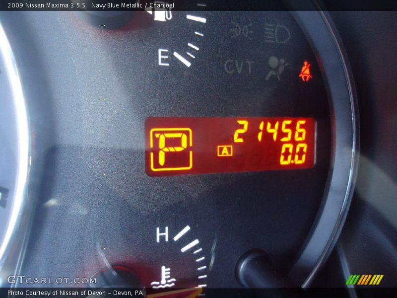 Navy Blue Metallic / Charcoal 2009 Nissan Maxima 3.5 S