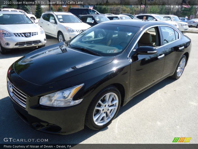 Super Black / Caffe Latte 2010 Nissan Maxima 3.5 SV