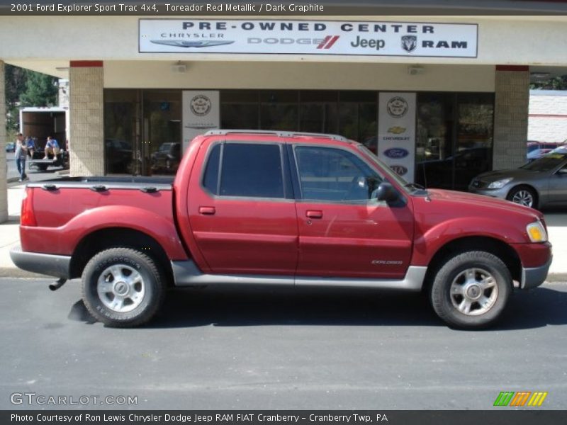 Toreador Red Metallic / Dark Graphite 2001 Ford Explorer Sport Trac 4x4