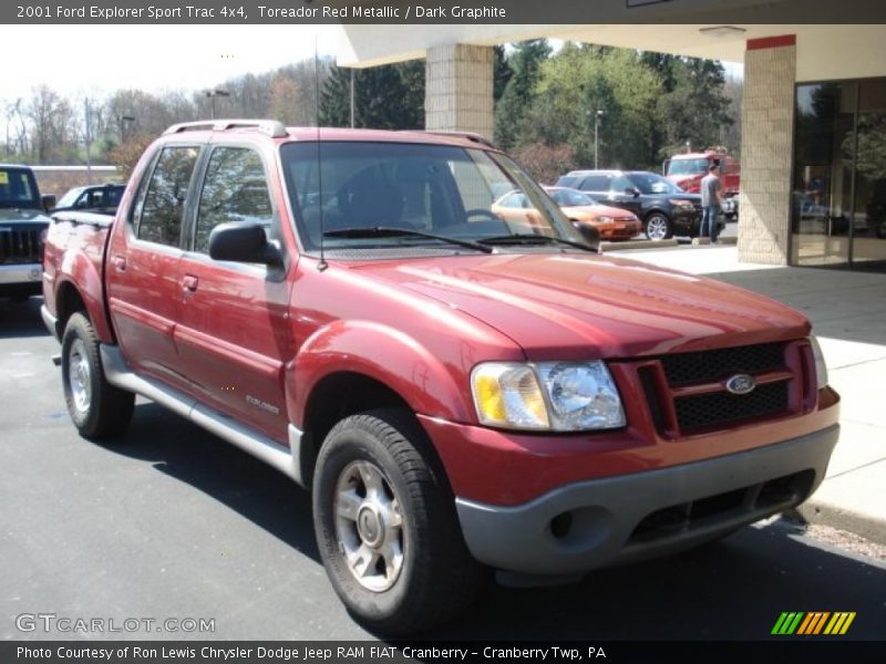 Toreador Red Metallic / Dark Graphite 2001 Ford Explorer Sport Trac 4x4