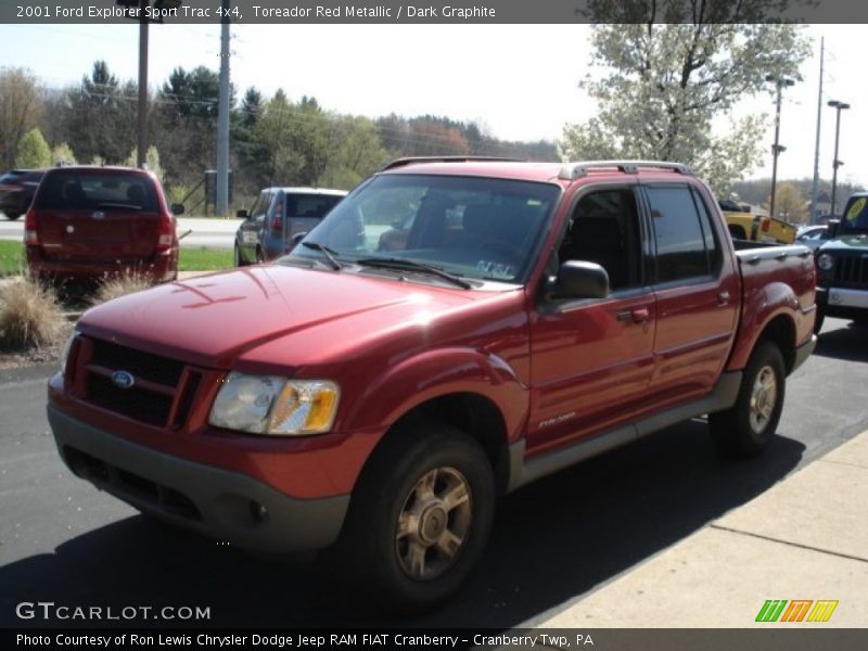 Toreador Red Metallic / Dark Graphite 2001 Ford Explorer Sport Trac 4x4