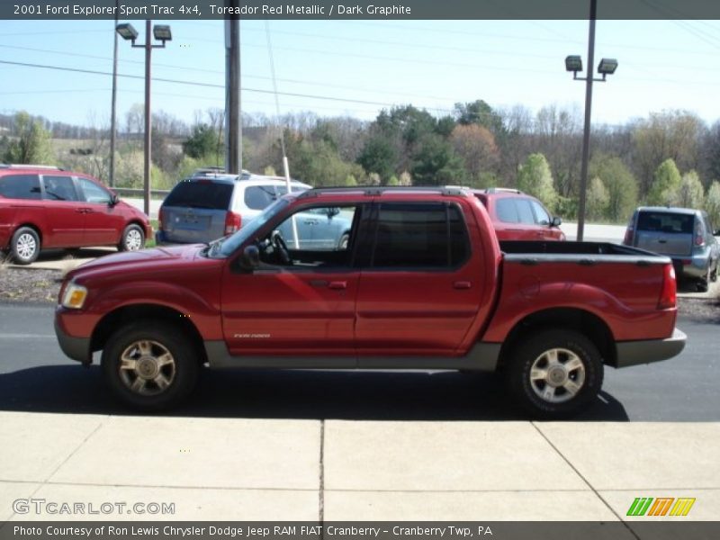 Toreador Red Metallic / Dark Graphite 2001 Ford Explorer Sport Trac 4x4