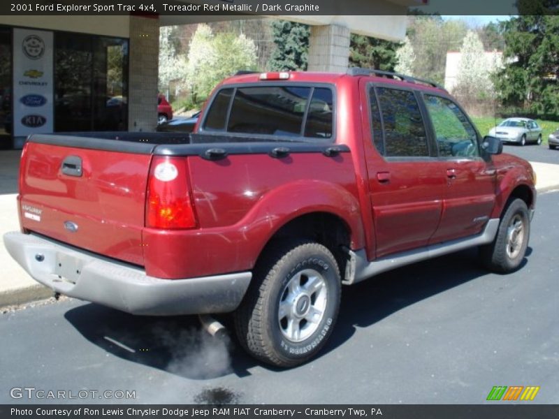 Toreador Red Metallic / Dark Graphite 2001 Ford Explorer Sport Trac 4x4