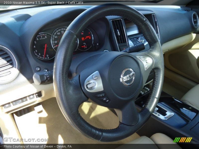 Super Black / Caffe Latte 2010 Nissan Maxima 3.5 SV
