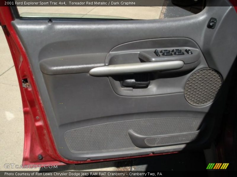 Toreador Red Metallic / Dark Graphite 2001 Ford Explorer Sport Trac 4x4
