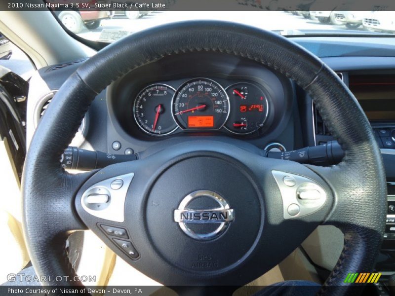 Super Black / Caffe Latte 2010 Nissan Maxima 3.5 SV
