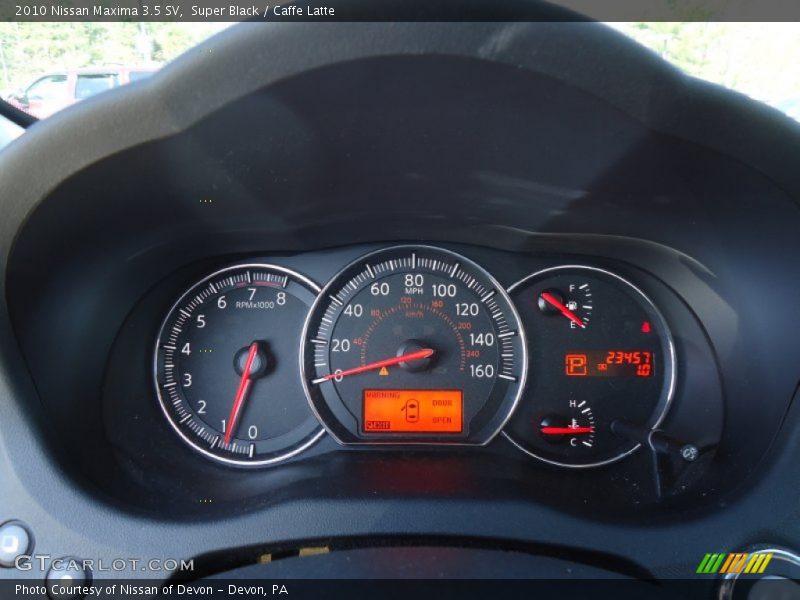 Super Black / Caffe Latte 2010 Nissan Maxima 3.5 SV