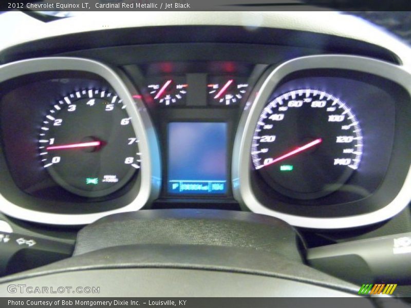 Cardinal Red Metallic / Jet Black 2012 Chevrolet Equinox LT