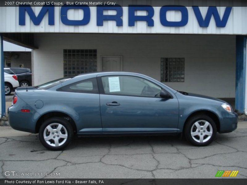 Blue Granite Metallic / Gray 2007 Chevrolet Cobalt LS Coupe