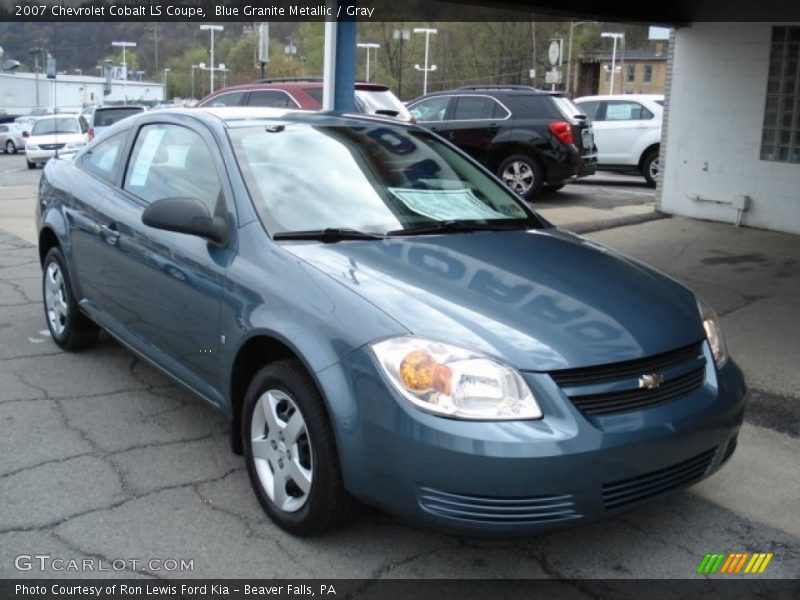 Blue Granite Metallic / Gray 2007 Chevrolet Cobalt LS Coupe