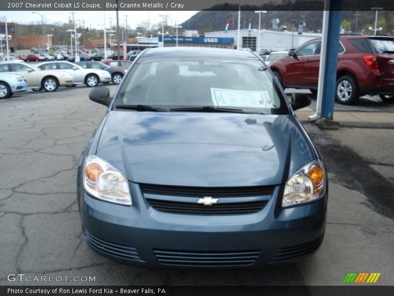 Blue Granite Metallic / Gray 2007 Chevrolet Cobalt LS Coupe