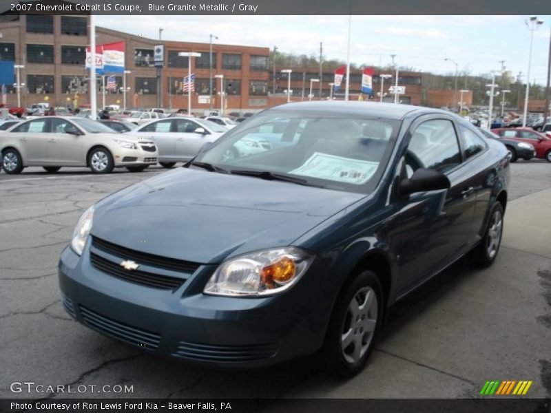Blue Granite Metallic / Gray 2007 Chevrolet Cobalt LS Coupe