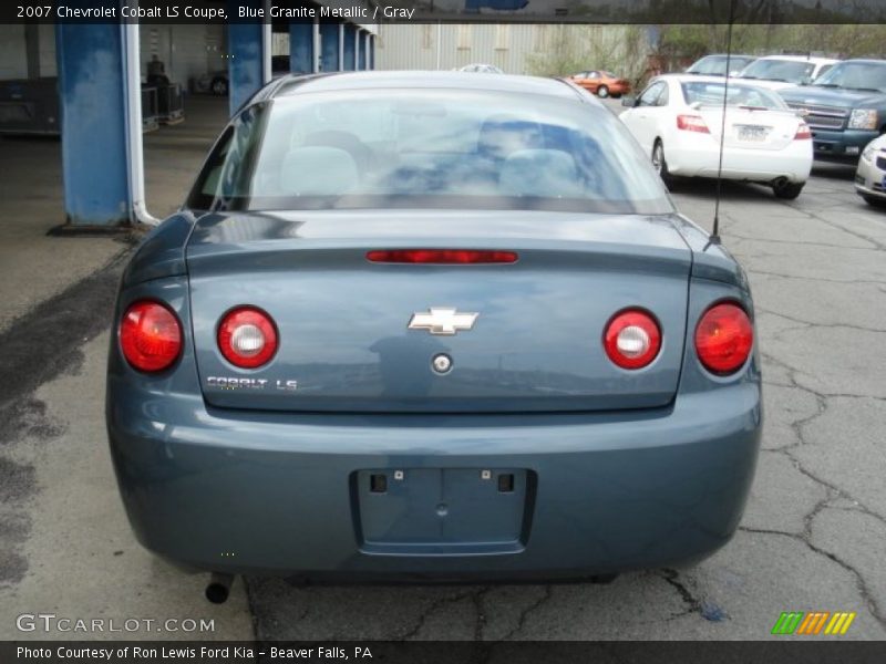 Blue Granite Metallic / Gray 2007 Chevrolet Cobalt LS Coupe