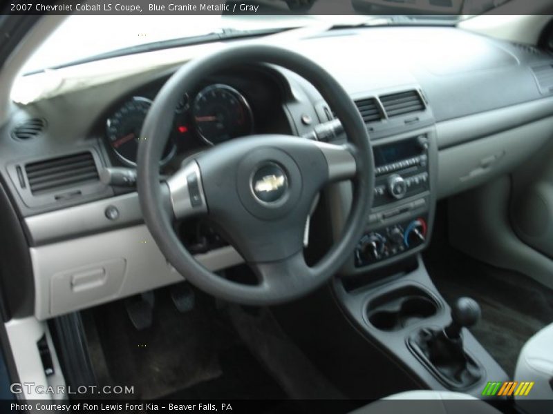 Blue Granite Metallic / Gray 2007 Chevrolet Cobalt LS Coupe