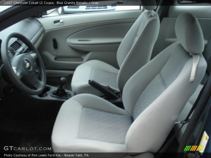 Blue Granite Metallic / Gray 2007 Chevrolet Cobalt LS Coupe