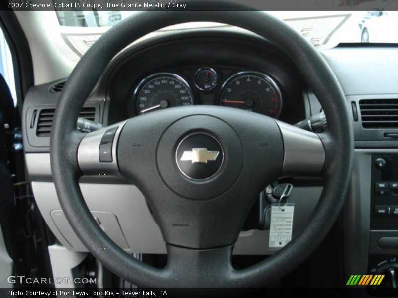 Blue Granite Metallic / Gray 2007 Chevrolet Cobalt LS Coupe