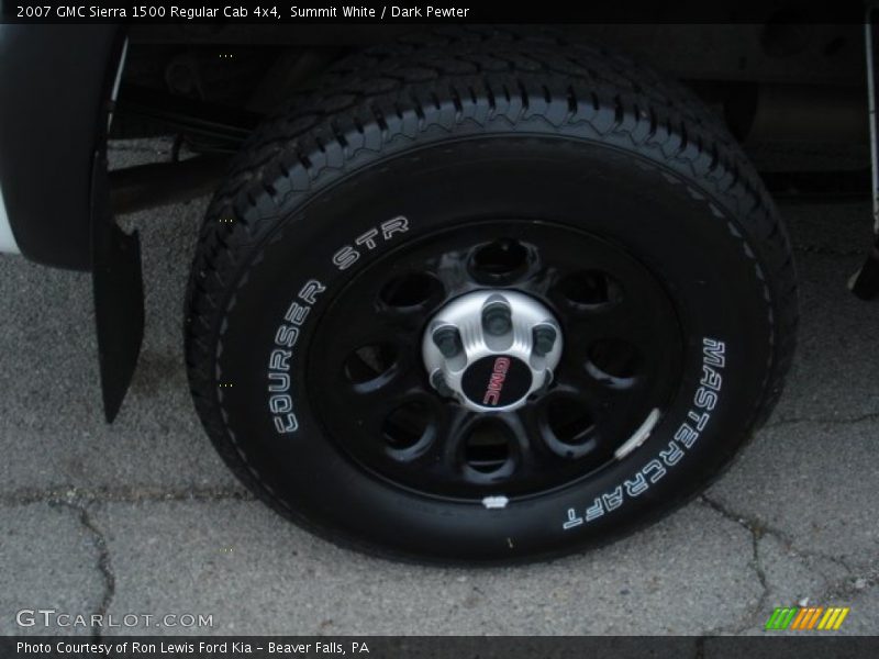 Summit White / Dark Pewter 2007 GMC Sierra 1500 Regular Cab 4x4
