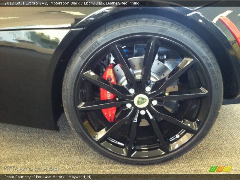 Forged alloy Design wheel in gloss black - 2012 Lotus Evora S 2+2