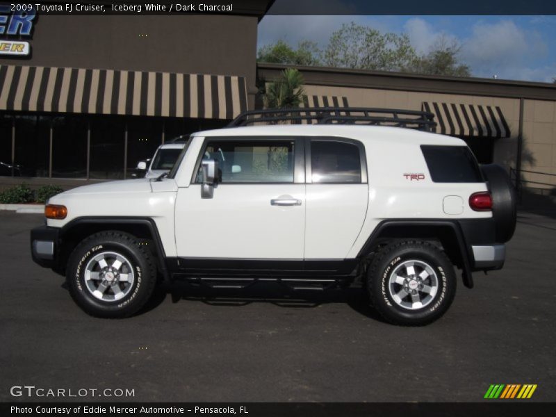 Iceberg White / Dark Charcoal 2009 Toyota FJ Cruiser