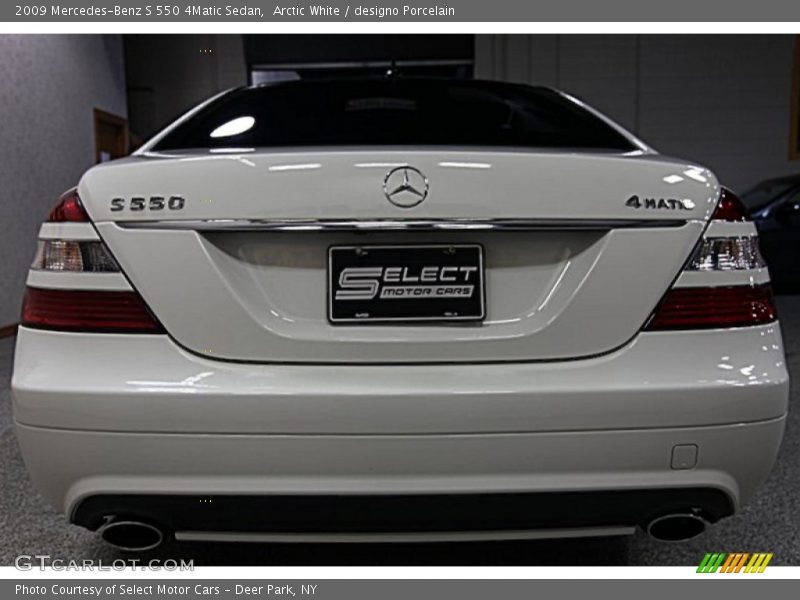 Arctic White / designo Porcelain 2009 Mercedes-Benz S 550 4Matic Sedan