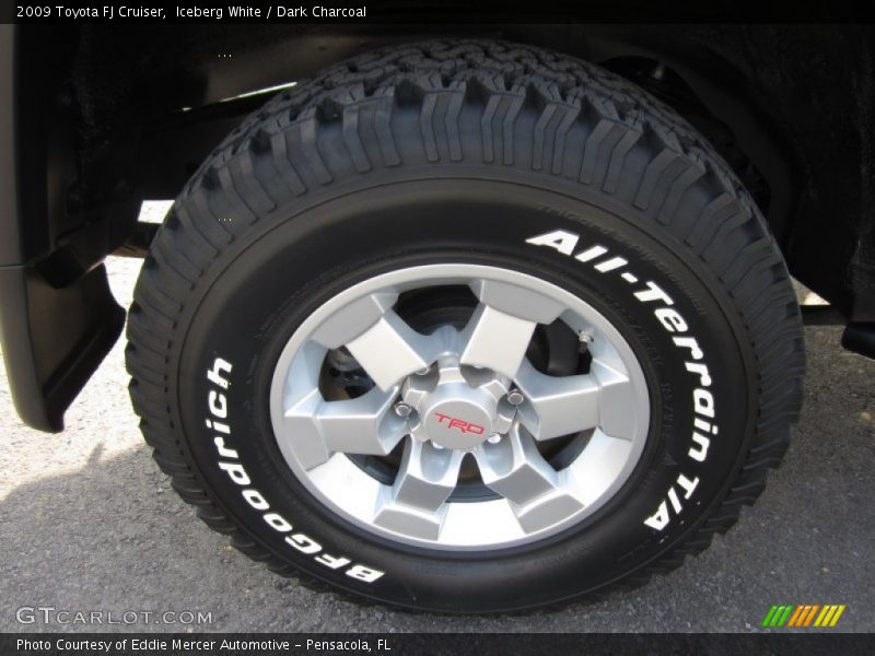 Iceberg White / Dark Charcoal 2009 Toyota FJ Cruiser