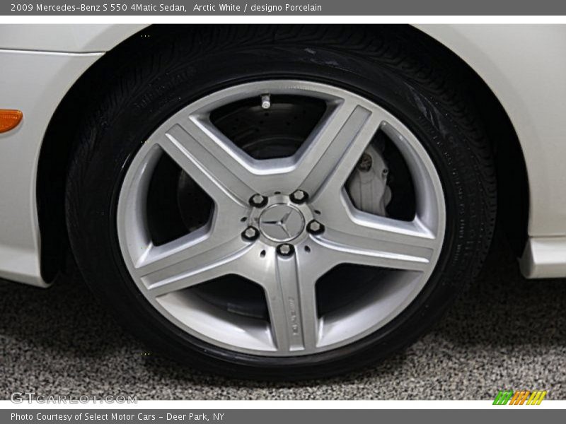 Arctic White / designo Porcelain 2009 Mercedes-Benz S 550 4Matic Sedan