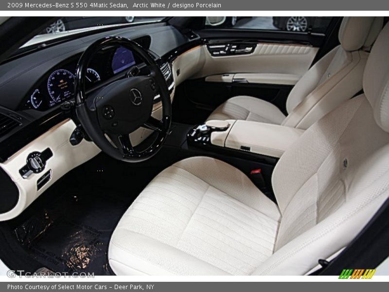  2009 S 550 4Matic Sedan designo Porcelain Interior