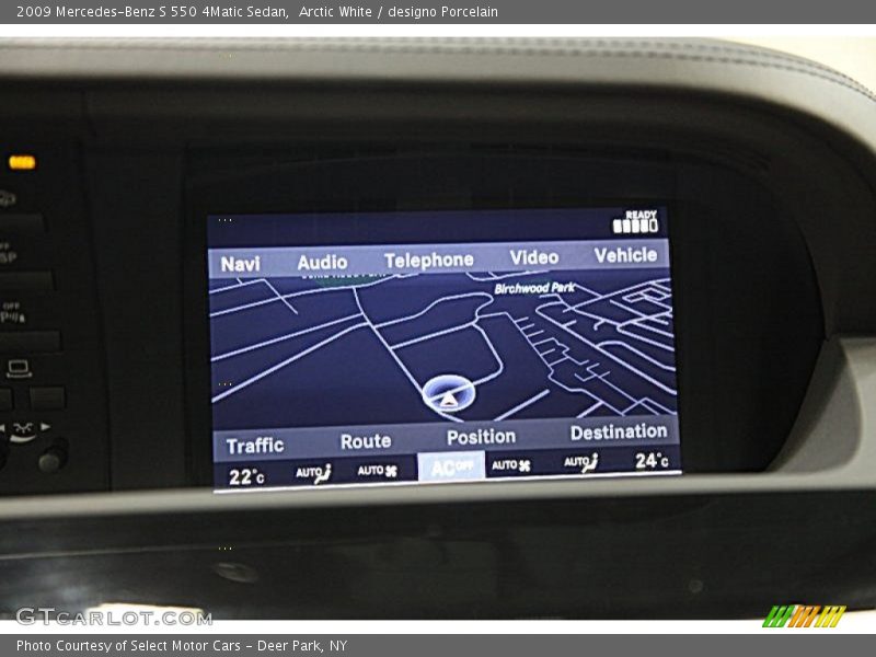 Arctic White / designo Porcelain 2009 Mercedes-Benz S 550 4Matic Sedan