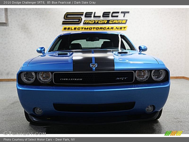 B5 Blue Pearlcoat / Dark Slate Gray 2010 Dodge Challenger SRT8