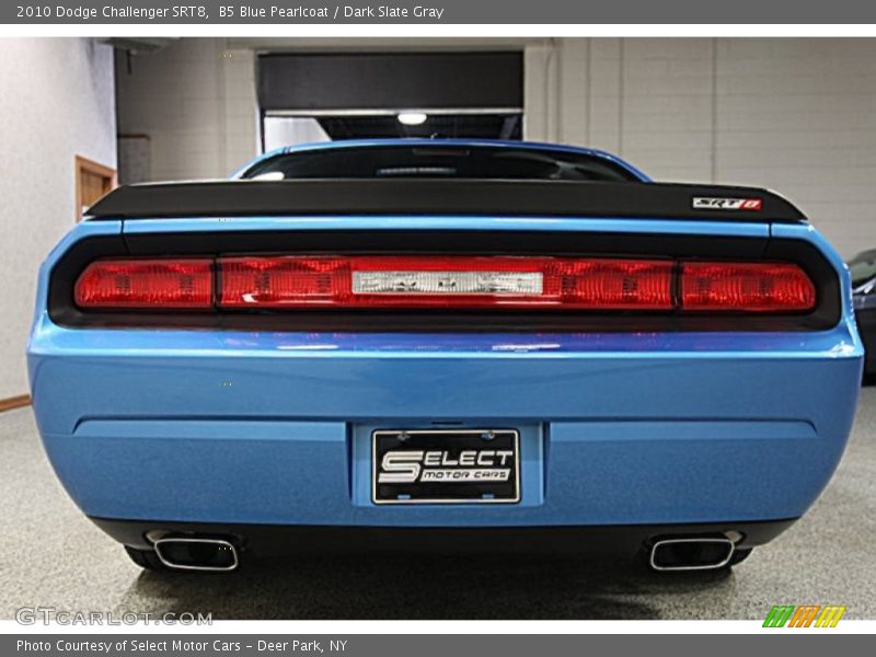 B5 Blue Pearlcoat / Dark Slate Gray 2010 Dodge Challenger SRT8