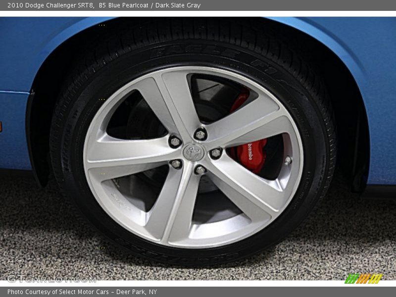 B5 Blue Pearlcoat / Dark Slate Gray 2010 Dodge Challenger SRT8