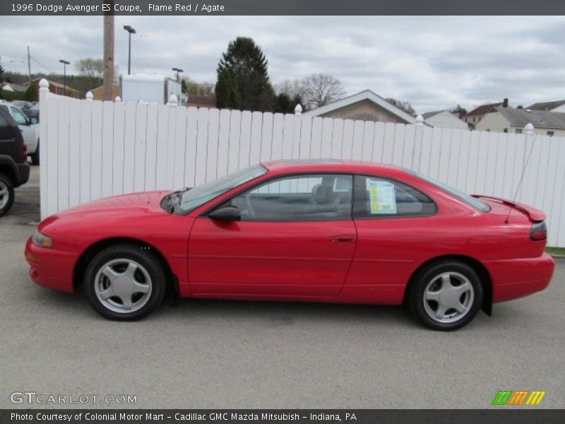 Flame Red / Agate 1996 Dodge Avenger ES Coupe