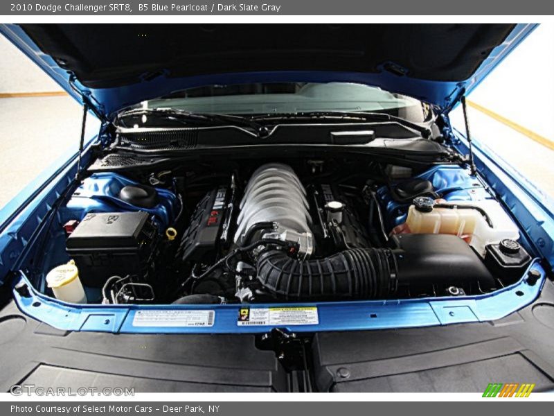 B5 Blue Pearlcoat / Dark Slate Gray 2010 Dodge Challenger SRT8