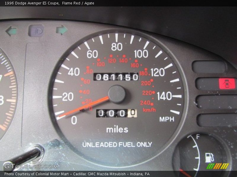 Flame Red / Agate 1996 Dodge Avenger ES Coupe