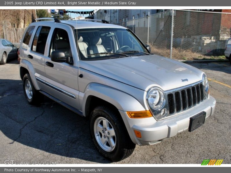 Bright Silver Metallic / Medium Slate Gray 2005 Jeep Liberty CRD Limited 4x4