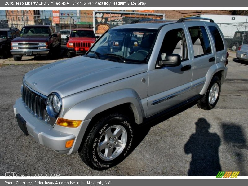 Bright Silver Metallic / Medium Slate Gray 2005 Jeep Liberty CRD Limited 4x4