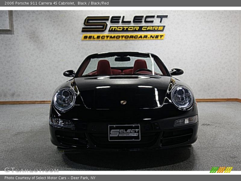 Black / Black/Red 2006 Porsche 911 Carrera 4S Cabriolet