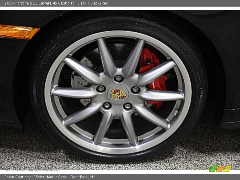 Black / Black/Red 2006 Porsche 911 Carrera 4S Cabriolet
