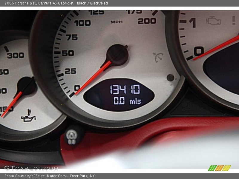 Black / Black/Red 2006 Porsche 911 Carrera 4S Cabriolet