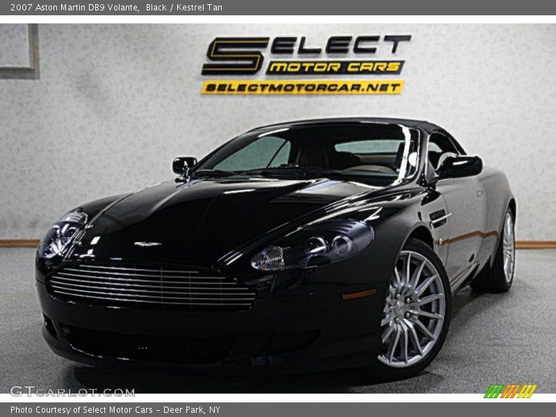 Black / Kestrel Tan 2007 Aston Martin DB9 Volante