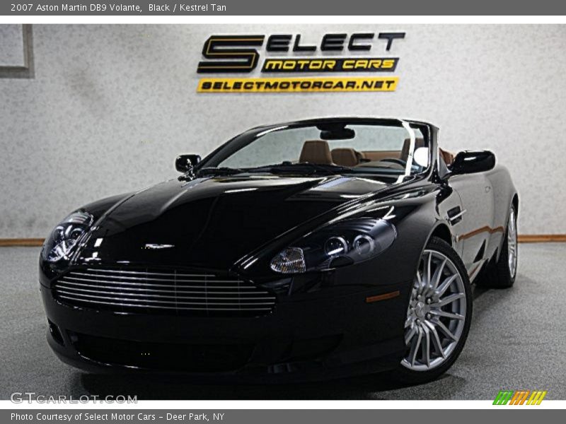 Black / Kestrel Tan 2007 Aston Martin DB9 Volante