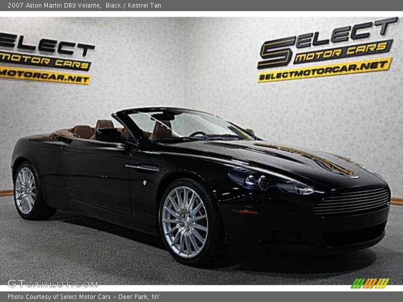 Black / Kestrel Tan 2007 Aston Martin DB9 Volante