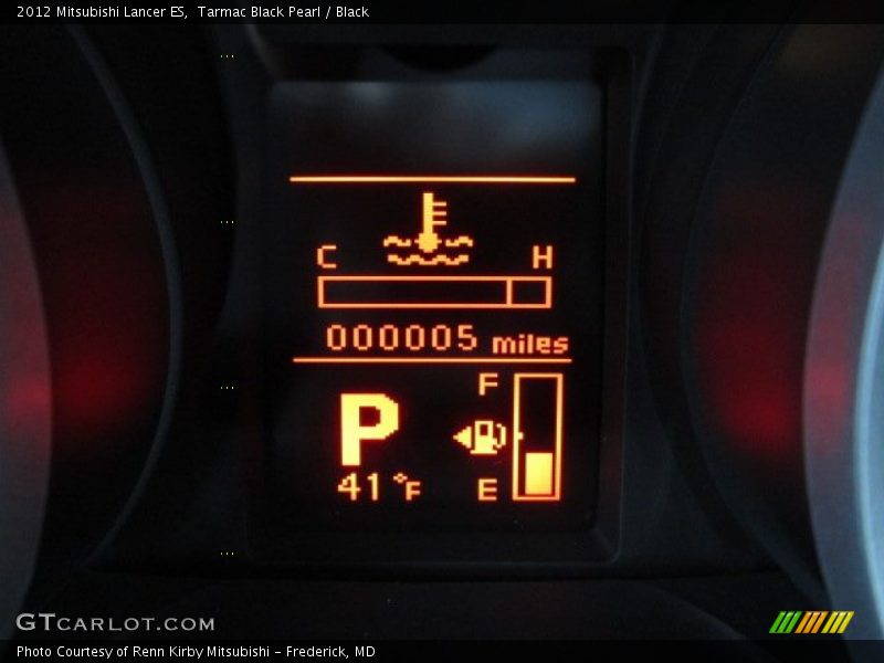 Tarmac Black Pearl / Black 2012 Mitsubishi Lancer ES