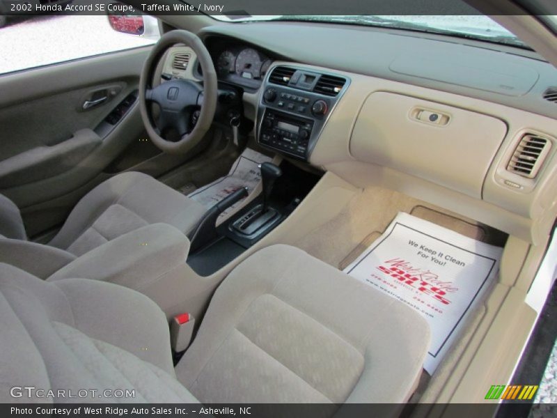 Taffeta White / Ivory 2002 Honda Accord SE Coupe