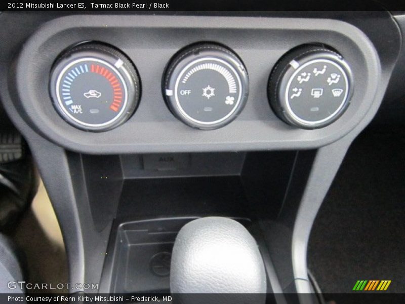 Controls of 2012 Lancer ES