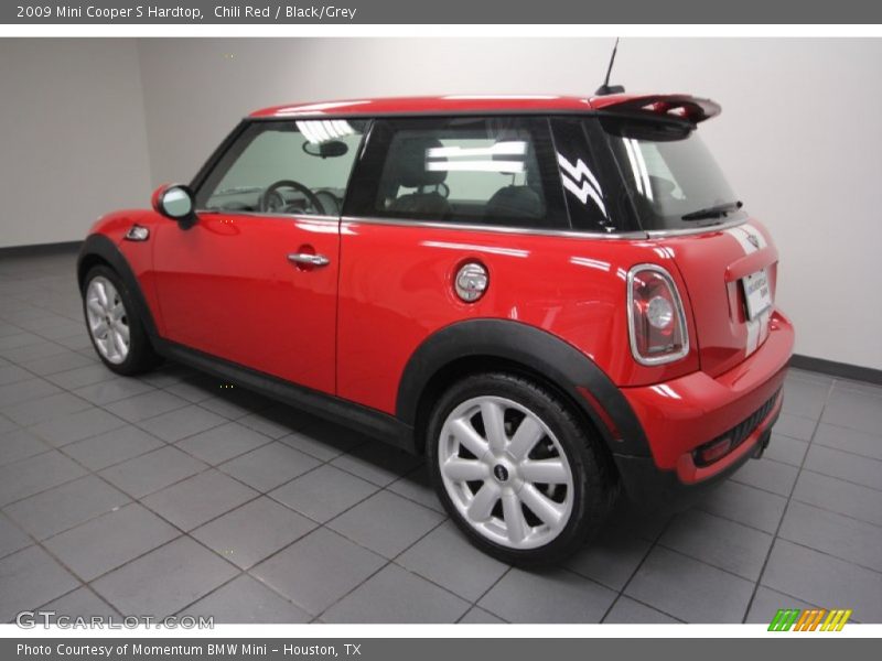 Chili Red / Black/Grey 2009 Mini Cooper S Hardtop