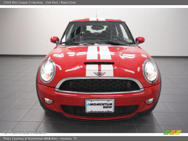 Chili Red / Black/Grey 2009 Mini Cooper S Hardtop