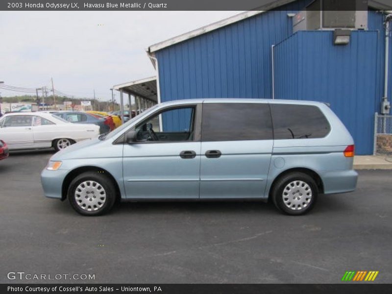 Havasu Blue Metallic / Quartz 2003 Honda Odyssey LX