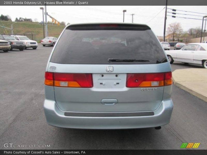 Havasu Blue Metallic / Quartz 2003 Honda Odyssey LX